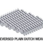 Reverse dutch weave stainless steel wire mesh