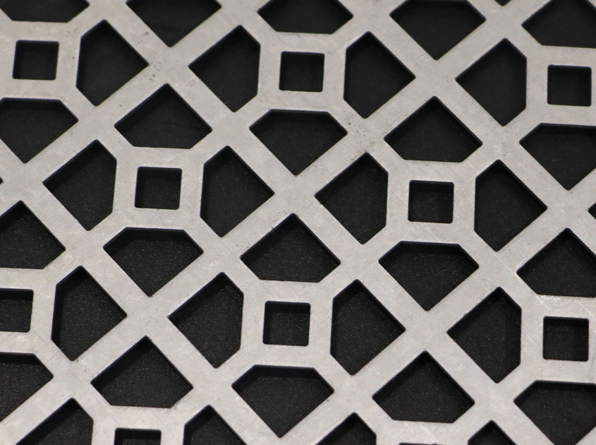 Decorative perforated metal