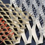 Decorative expanded metal mesh